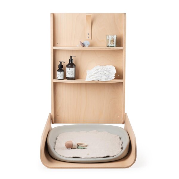 Sebra Wall moun. Changing Table, Wood - Sebra