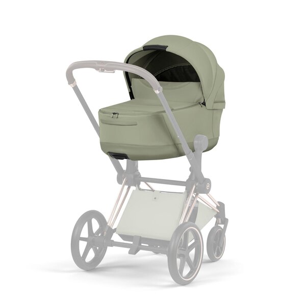 Cybex Priam Style stroller set Sage Green,Frame Chrome Brown - Cybex