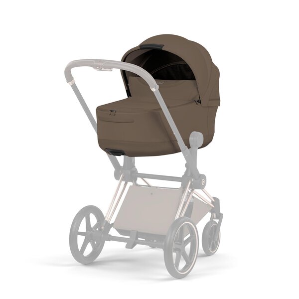Cybex Priam Style stroller set Coconut Brown, Frame Rose Gold - Cybex