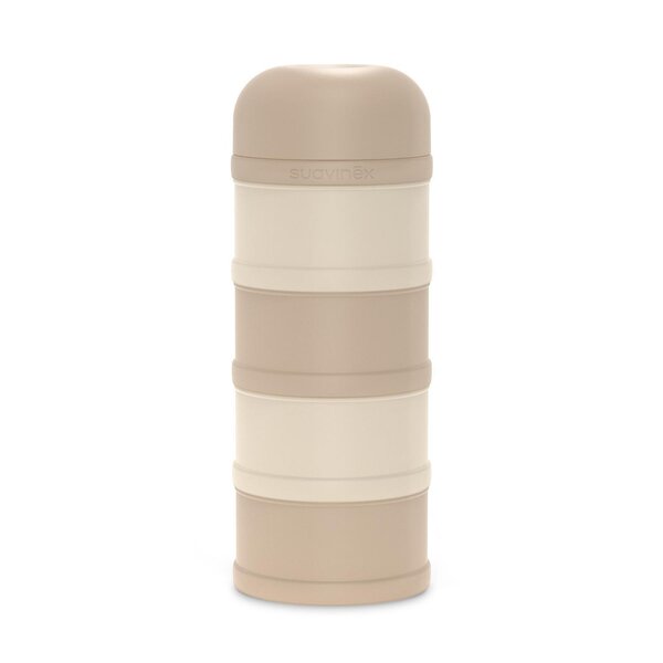 Suavinex milk powder dispenser 4 compartments Beige - Suavinex
