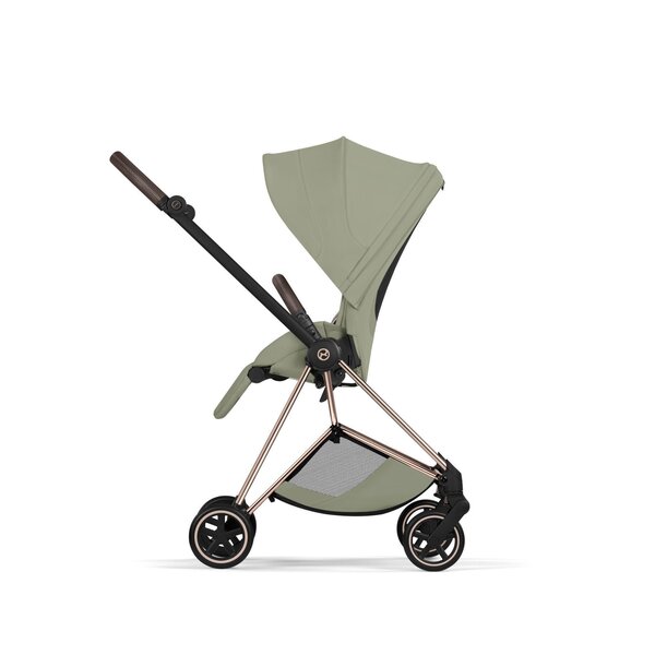 Cybex Mios Style pushchair Sage Green, Frame Rose Gold - Cybex