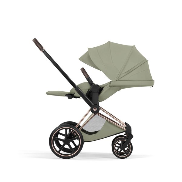 Cybex Priam Style stroller set Sage Green, Frame Rose Gold - Cybex