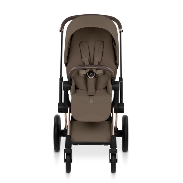 Cybex Priam Style stroller set Coconut Brown, Frame Rose Gold - Cybex