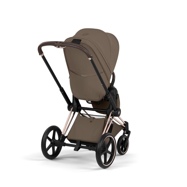 Cybex Priam Style stroller set Coconut Brown, Frame Rose Gold - Cybex