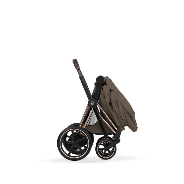 Cybex Priam Style stroller set Coconut Brown, Frame Rose Gold - Cybex