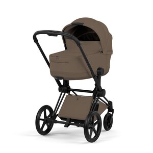 Cybex Priam Style stroller set Coconut Brown,Frame Matt Black - Cybex