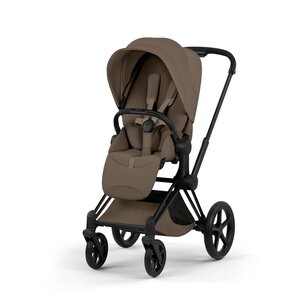 Cybex Priam Style stroller set Coconut Brown,Frame Matt Black - Cybex