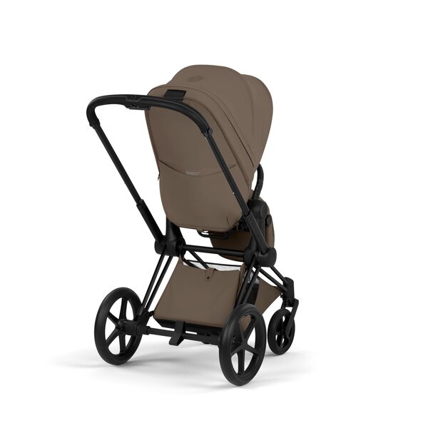 Cybex Priam Style stroller set Coconut Brown,Frame Matt Black - Cybex