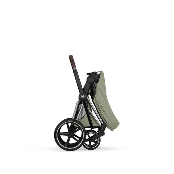 Cybex Priam Style stroller set Sage Green,Frame Chrome Brown - Cybex