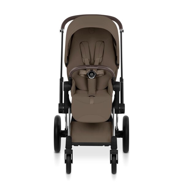 Cybex Priam Style stroller set Coconut Brown,Frame Chrome Brown - Cybex