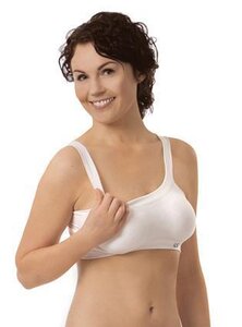 Carriwell Comfort Organic Bra, S White - Carriwell